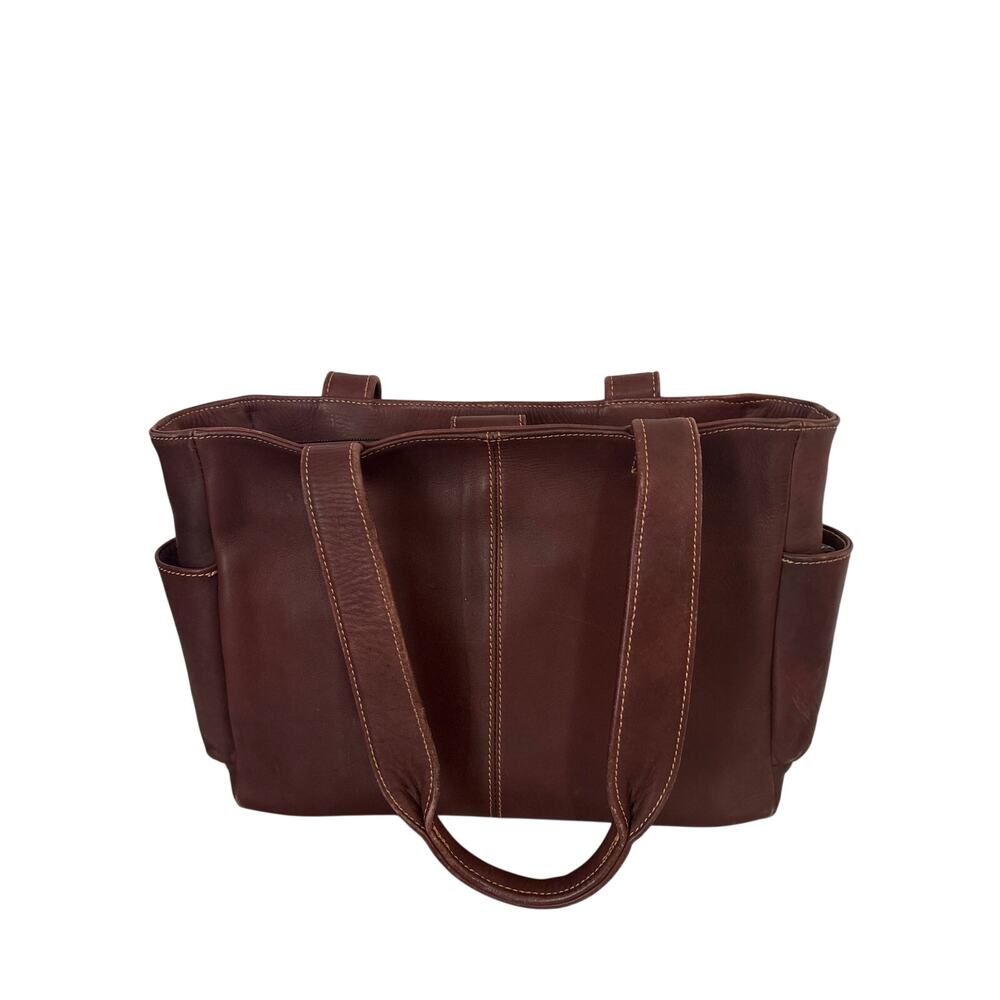 Frye Leather Shoulder Bag with Snap Closure 2 Pockets on Sides
